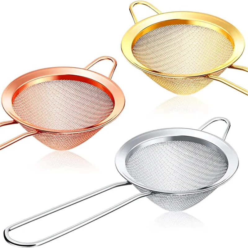 Stainless Steel Fine Mesh Cocktail & Tea Strainer Stainless Steel Fine Mesh Cocktail & Tea Strainer