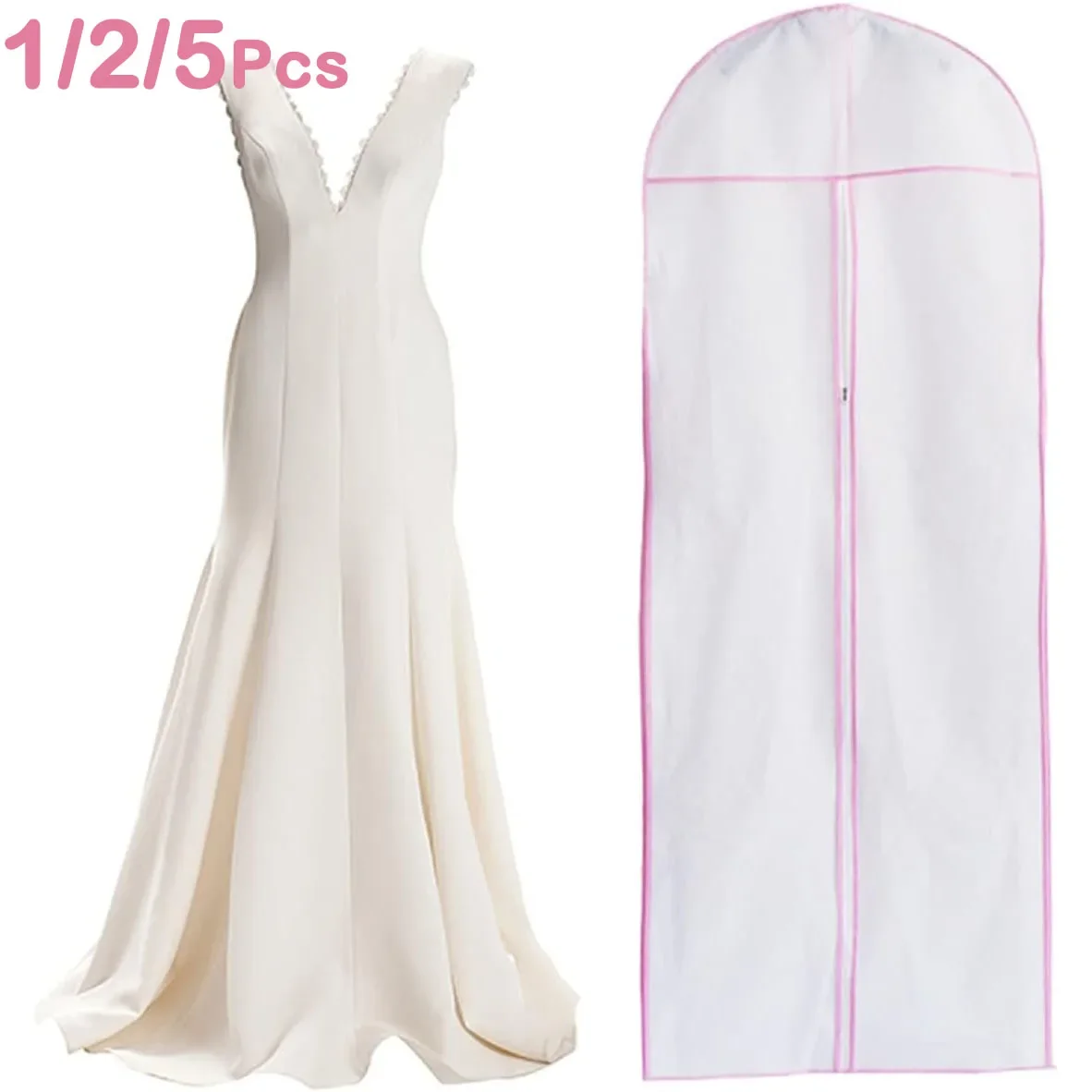 180cm Hanging Garment Bags for Wedding Dresses & Long Clothes 180cm Hanging Garment Bags for Wedding Dresses & Long Clothes