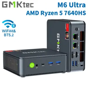 GMKtec NucBox M6 Ultra Mini PC AMD Ryzen 5 7640HS Triple 4K
